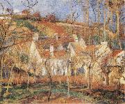 Camille Pissarro Red Roofs oil painting artist